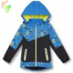 KUGO Chlapecká softshellová bunda zateplená HK5603 modrá – Zboží Dáma