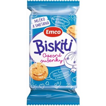 Emco Biskiti mléko a smetana 20 g