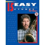 15 Easy Jazz Blues Funk Etudes + CD altový saxofon Eb instruments – Zbozi.Blesk.cz