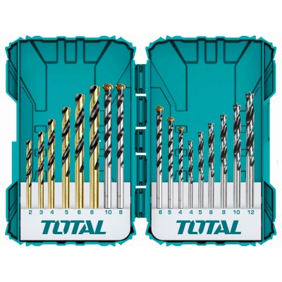 Vrtáky, kombinovaná sada, 16ks TOTAL-TOOLS TACSDL11601 – Zboží Mobilmania