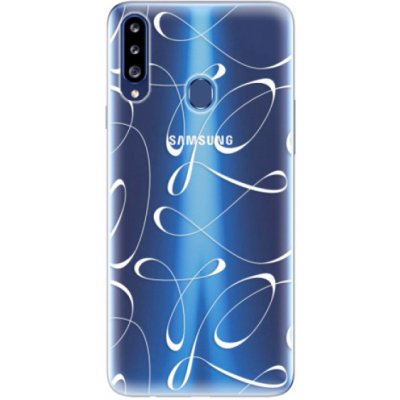 Pouzdro iSaprio - Fancy Samsung Galaxy A20s bílé – Zbozi.Blesk.cz