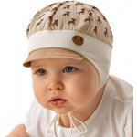 Letní zavazovací čepička z organické bavlny Jamiks Marko – Zboží Dáma