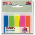 Noki Film Index - samolepicí záložky - 45 × 12 mm, 5 barev × 25 ks – Sleviste.cz