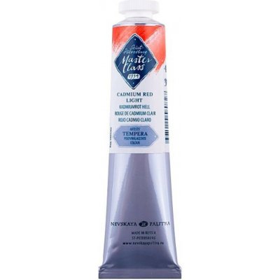 Nevskaya Palitra tempera mistrovská kadmium červené světlé 46 ml – Sleviste.cz