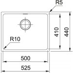 Franke SID 110-50 bílá – Zboží Mobilmania