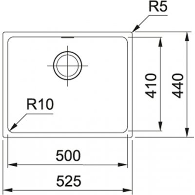 Franke SID 110-50 bílá – Zboží Mobilmania