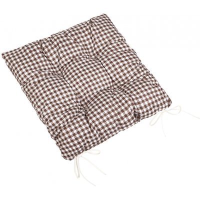 Bellatex BERTA Kostička hnědá 40x40 cm prošívaný – Zboží Dáma