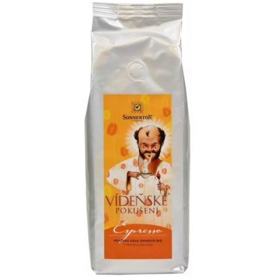 Sonnentor Bio Vídeňské pokušení Espresso zrnková 0,5 kg – Hledejceny.cz