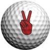 Golfové příslušenství a doplňky Masters Golfdotz samolepky na míčky, Peace Dude