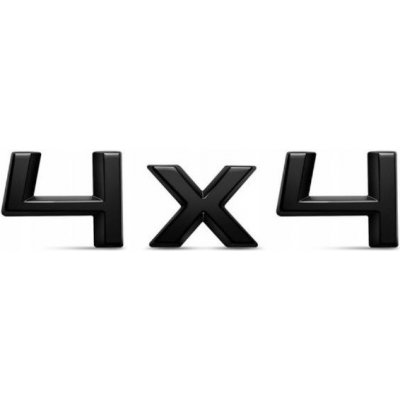 Škoda Auto Znak, černý nápis 4x4 pro Škoda Superb III (2015 - 2024) - originál 3V0853687H041 – Hledejceny.cz