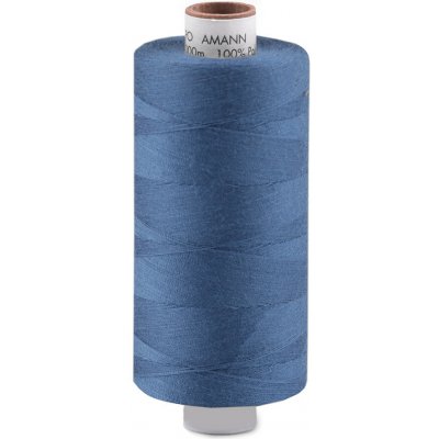 Polyesterové nitě návin 1000 m Aspo Amann Varianta: 1316 modrá jeans, Balení: 1 ks – Hledejceny.cz