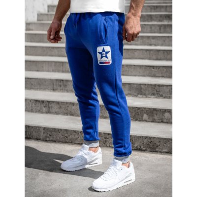 Bolf Modré pánské jogger kalhoty K10001
