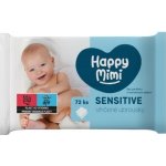 Happy Mimi Dětské vlhčené ubrousky Sensitive 72 ks – Hledejceny.cz