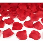 Okvětní lístky růží textilní červené 100 ks – Zboží Dáma