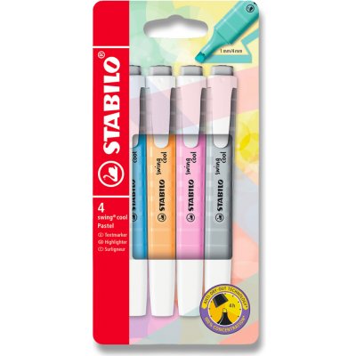 Stabilo swing cool Pastel 4 barvy 275/4-08-2 – Hledejceny.cz