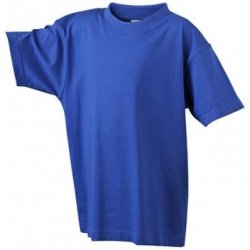James Nicholson dětské tričko junior Basic modrá královská tmavá