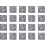 DOMINO - Filcová podložka U Filc 45x45 - 6ks bílá – Hledejceny.cz