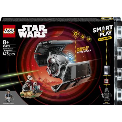 LEGO® Star Wars™ 75421 SMART Play™: Darth Vader a stíhačka TIE – Zboží Mobilmania
