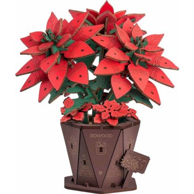 ROBOTIME Rowood 3D dřevěné puzzle Vánoční hvězda 153 ks – Hledejceny.cz