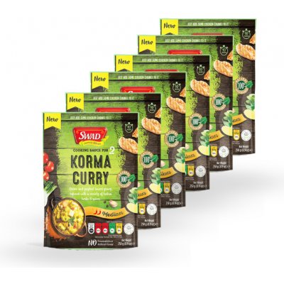 SWAD Korma curry hotová omáčka 6 x 250 g – Zboží Mobilmania