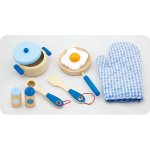 Viga dřevěné nádobí snídaně modrá – Sleviste.cz