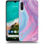 Pouzdro Picasee silikonové Xiaomi Mi A3 - Pink liquid černé – Zbozi.Blesk.cz