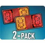 KAMAR Zadní 16xLED světlo na kamion, 12-24V, levé/pravé/2-PACK! [L2295] | Zboží Auto