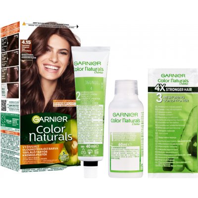 Garnier Color Naturals 4,15 tmavá ledová mahagonová – Hledejceny.cz