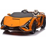 Andos elektrické autíčko pro dvě děti Lamborghini Sián 4x4 24V/800W oranžová – Hledejceny.cz