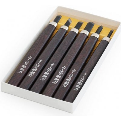 YOSHIHARU Sada řezbářských mini-dlát YOSHIHARU H-6 - 6 kusů 5337 – Sleviste.cz