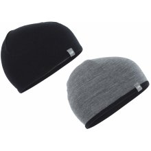 Icebreaker Pocket Hat IBM200 black Gritstone HTHR