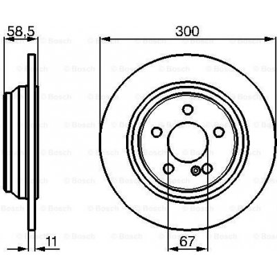 BOSCH Brzdový kotouč 0 986 478 472