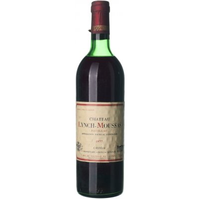 Chateau Lynch-Moussas Pauillac Grand Cru suché červené 1977 0,75 l (holá láhev) – Hledejceny.cz