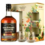 Chairman's Reserve Spiced 40% 0,7 l (dárkové balení 2 skleničky) – Hledejceny.cz