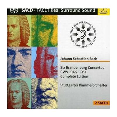 2SA Johann Sebastian Bach - Six Brandenburg Concertos BWV 1046-1051 CD – Hledejceny.cz