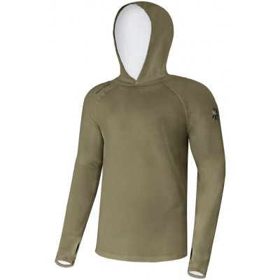 Giants fishing funkční tričko s dlouhým rukávem UV50+Hoodie Olive Green – Hledejceny.cz