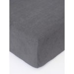 MKLuzkoviny.cz Froté prostěradlo tmavě šedé 180x200 – Sleviste.cz