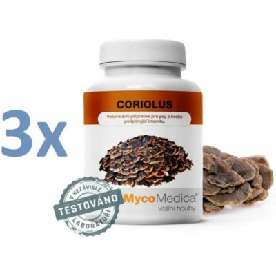 MycoMedica Coriolus Versicolor Outkovka pestrá 3 x 90 kapslí – Hledejceny.cz