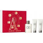 Giorgio Armani Acqua Di Gio Pour Homme EDT 100 ml + sprchový gel 75 ml + balzám po holení 75 ml dárková sada – Zboží Mobilmania