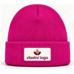 ON-DESIGN Originální zimní čepice s potisknutelnou nášivkou fuchsia red – Hledejceny.cz