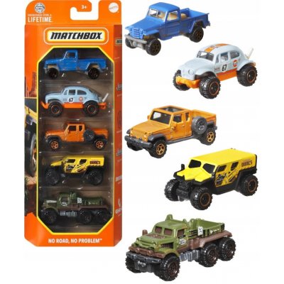 Matchbox Angličák 5ks No Road, No problem – Hledejceny.cz