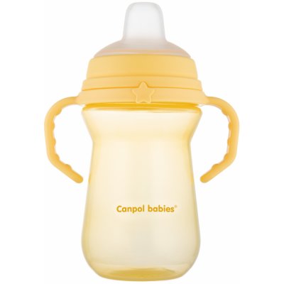 Canpol Babies nevylévací hrníček s měkkým náustkem žlutý 150 ml – Sleviste.cz