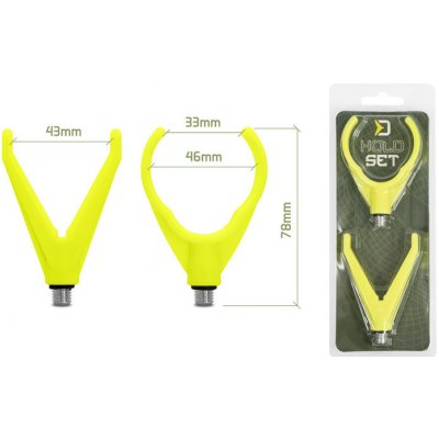 Delphin Sada rohatinek HoldSet Fluo žlutá Uni V+U – Zboží Mobilmania