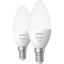 Žárovka Philips Hue BT LED žárovka E14 5.5W teplá bílá 2 ks chytrá LED žárovka 470 lm 2700 K stmívatelná