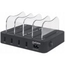 Manhattan 102261 USB nabíjecí stanice, 4-Port USB Charging Station, USB-A, černý