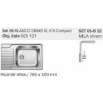 Set Blanco Dinas XL 6 S Compact + Mila – Sleviste.cz