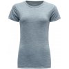 Dámské sportovní tričko Devold Breeze merino 150 T-shirt WMN Cameo melange šedá