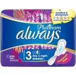 Always Platinum Ultra Night hygienické vložky s křidélky 6 ks – Zboží Dáma
