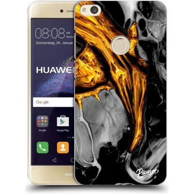 Pouzdro Picasee silikonové Huawei P9 Lite 2017 - Black Gold čiré – Zboží Mobilmania