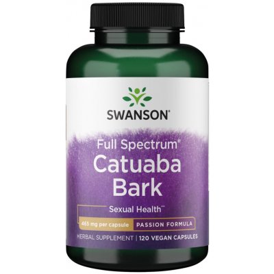 Swanson Catuaba Bark 465 mg 120 kapslí – Hledejceny.cz